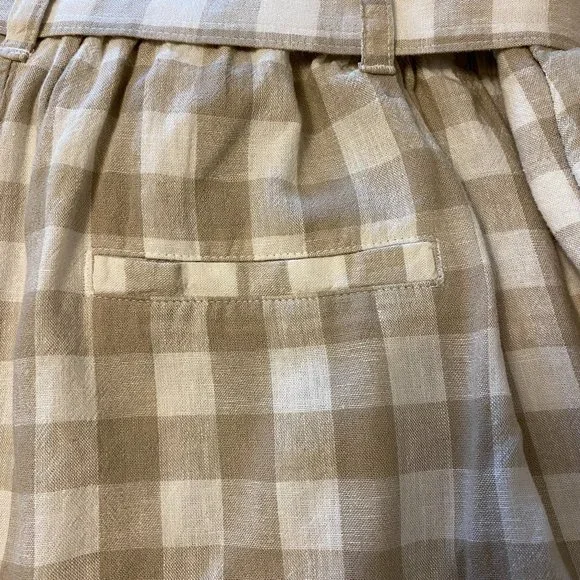 New Day Linen Paperbag Shorts With Belt - Picture 5 of 8